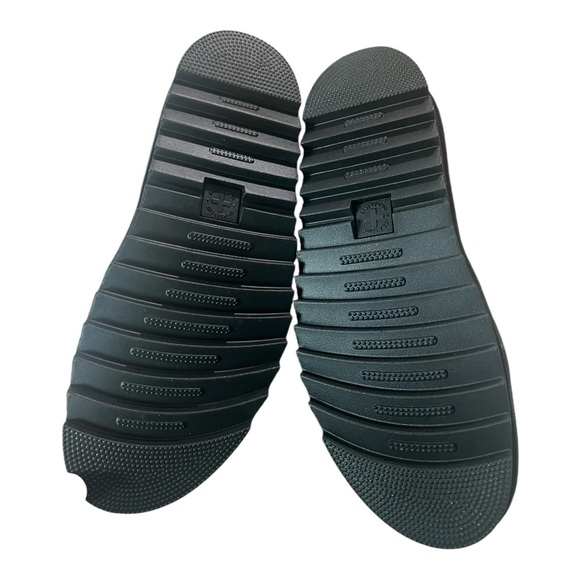 Dr. Martins Blair Leather Buckle Slides in Hydro Leather Black Womens Size 11 - Picture 3 of 13